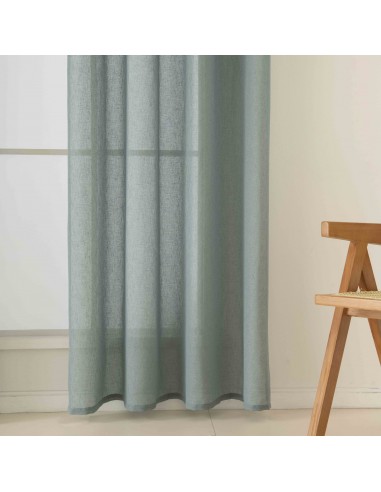 Κουρτίνα γάζα μονόχρωμη με 8 μεταλλικούς κρίκους Fit Art 8447 140x270 Βεραμάν Beauty Home