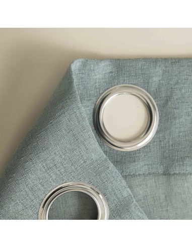 Κουρτίνα γάζα μονόχρωμη με 8 μεταλλικούς κρίκους Fit Art 8447 140x270 Βεραμάν Beauty Home