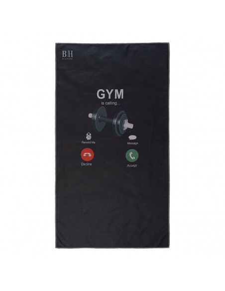 Πετσέτα γυμναστηρίου Art 2245 50x90 Μαύρο