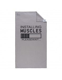 Πετσέτα γυμναστηρίου Art 2246 50x90 Γκρι   Beauty Home 2