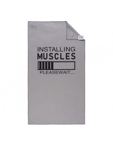 Πετσέτα γυμναστηρίου Art 2246 50x90 Γκρι Beauty Home