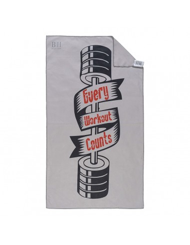 Πετσέτα γυμναστηρίου Art 2247 50x90 Γκρι Beauty Home