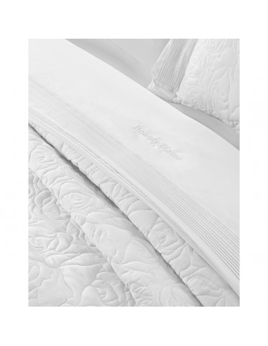Σετ κουβερλί υπέρδιπλο Rose Art 12500 230x250 Λευκό Beauty Home