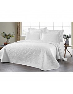 Σετ κουβερλί υπέρδιπλο Marilia Art 12502 230x250 Λευκό   Beauty Home 2