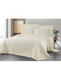 Σετ κουβερλί υπέρδιπλο Thalia Art 12504 230x250 Εκρού   Beauty Home 2