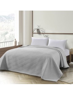 Κουβέρτα King Size Point ζακάρ Art 11175 260x270 Γκρι   Beauty Home 2