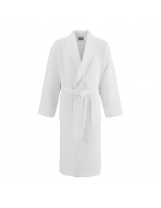 Μπουρνούζι Support πικέ με γιακά  50%Cot-50%Pol 210gsm Λευκό XL  Beauty Home