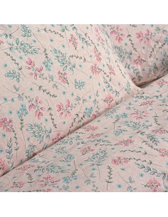 Σετ σεντόνια υπέρδιπλα Cousine Art 12180 240x260 Σομόν   Beauty Home 2