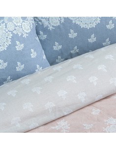 Σετ πάπλωμα υπέρδιπλο Turtle Art 12187 220x240 Γκρι Μπεζ   Beauty Home 2