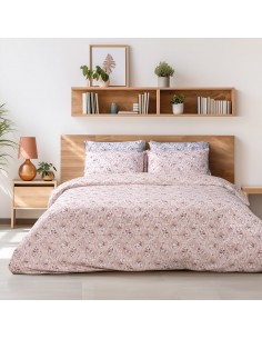 Σετ σεντόνια υπέρδιπλα με λάστιχο Cays Art 12189 170x200+30 Σομόν   Beauty Home