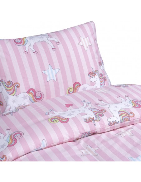 Σετ παπλωματοθήκη μονή Lore Art 6237 160x240 Ροζ Beauty Home Σετ παπλωματοθήκη μονή Lore Art 6237 160x240 Ροζ Beauty Home