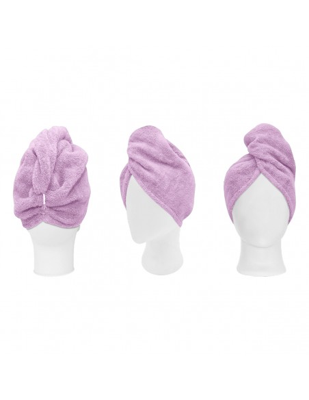 Πετσέτα μαλλιών Turban Art 3409 Λιλά Beauty Home Πετσέτα μαλλιών Turban Art 3409 Λιλά Beauty Home