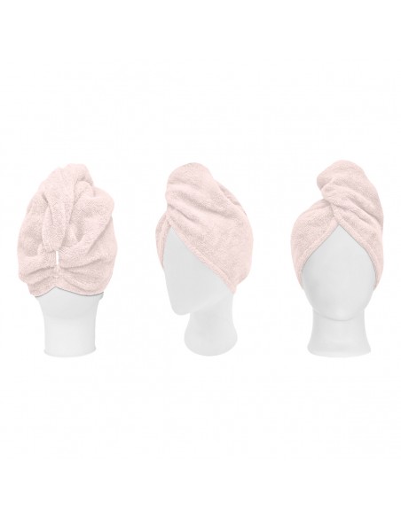 Πετσέτα μαλλιών Turban Art 3410 Ροζ Beauty Home Πετσέτα μαλλιών Turban Art 3410 Ροζ Beauty Home