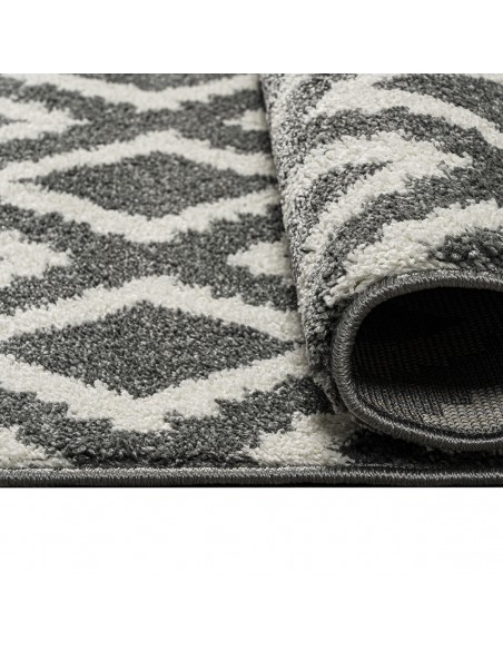Χαλί Vibe Art 9576 160x230 Grey White Γκρι Λευκό Beauty Home Χαλί Vibe Art 9576 160x230 Grey White Γκρι Λευκό Beauty Home
