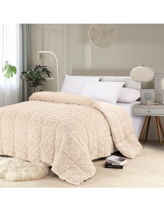 ΚΟΥΒΕΡΤΟΠΑΠΛΩΜΑ ΥΠΕΡΔΙΠΛΟ IAN ECRU (220Χ240)