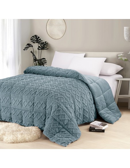 ΚΟΥΒΕΡΤΟΠΑΠΛΩΜΑ ΥΠΕΡΔΙΠΛΟ IAN PETROL (220Χ240) ΚΟΥΒΕΡΤΟΠΑΠΛΩΜΑ ΥΠΕΡΔΙΠΛΟ IAN PETROL (220Χ240)