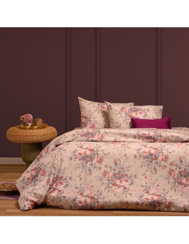 ΣΕΤ ΣΕΝΤΟΝΙΑ ΦΑΝΕΛΕΝΙΑ KING SIZE PEONIA ROSE (270X260)