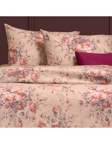 ΠΑΠΛΩΜΑΤΟΘΗΚΗ ΦΑΝΕΛΕΝΙΑ ΥΠΕΡΔΙΠΛΗ PEONIA ROSE (225X245)