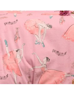 ΣΕΤ ΣΕΝΤΟΝΙΑ ΦΑΝΕΛΕΝΙΑ ΚΟΥΝΙΑΣ (Λ) BALLET PINK (120X170) WINTER LINE ΒΑΒΥ 2