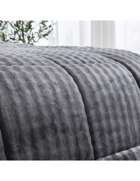 Κουβερτοπάπλωμα king size Art 12511 240x260 Γκρι Beauty Home