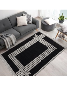 Χαλί Noir Art 9437 165x230 Black Μαύρο 165x230  Beauty Home 2