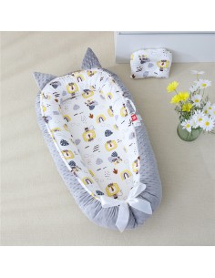 Bρεφική φωλιά με μαξιλάρι Art 5343 53x88 Γαλάζιο   Beauty Home 2