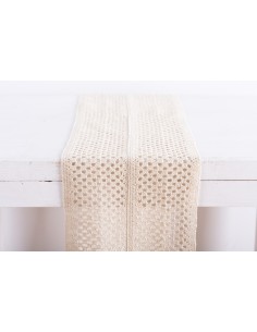 ΔΑΝΤΕΛΑ ΒΑΜΒΑΚΕΡΗ 23CM “ΓΕΩΜΕΤΡΙΚΟ”  Λευκό Beauty Home 2