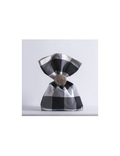 ΤΣΟΥΒΑΛΙ ΚΑΡΩ ΑΣΠΡΟΜΑΥΡΟ ΜΙΣΟ ΛΙΝΑΤΣΑ   Beauty Home