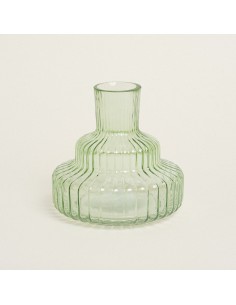 ΒΑΖΟ ΜΕ ΕΠΙΠΕΔΑ 15 x 14 cm  Πράσινο Beauty Home 2