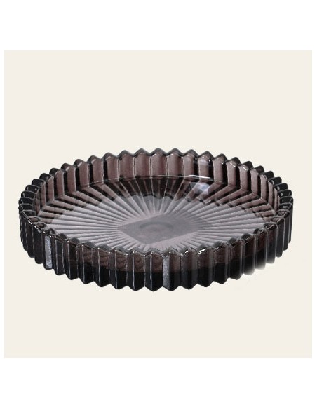 ΓΥΑΛΙΝΗ ΒΑΣΗ Φ10  Ανθρακί Beauty Home