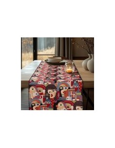 ΡΑΝΝΕΡ ΣΤΟΦΑ ΠΟΛΥΧΡΩΜΑ ΠΡΟΣΩΠΑ   Beauty Home