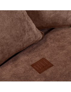 Μαξιλαροθήκη διακοσμητική Micro velour 42x42 Art 8405 Μαξιλαροθήκη Κεραμιδί   Beauty Home 2