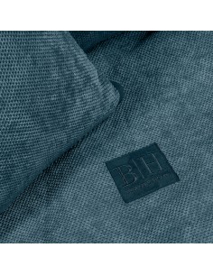 Ριχτάρι Τετραθέσιο Micro velour 180x350 Art 8406 Τετραθέσιο Πετρόλ   Beauty Home 2