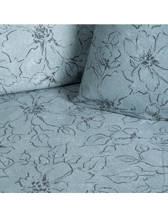 Σετ σεντόνια φανελένια King Size Nebbiolo Art 12636 270x260 Πετρόλ   Beauty Home 2