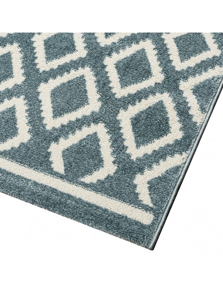 Χαλί Vibe Art 9574 Blue White Σιέλ Λευκό Beauty Home Χαλί Vibe Art 9574 Blue White Σιέλ Λευκό Beauty Home