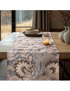 Beauty Home ΡΑΝΝΕΡ ΖΑΚΑΡ BOHO LEAVES   34 cm x 1