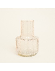 Beauty Home Γυάλινο Βάζο 13.5cm x 19cm  ΔΙΑΦΑΝΟ