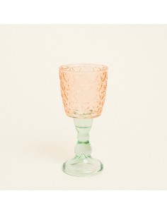 Beauty Home Κηροπήγιο Γυάλινο 7.6 x 16 cm  Κίτρινο 2