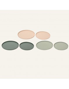 Beauty Home Μεταλλικοί Στρογγυλοί Δίσκοι ΣΕΤ 2 ΤΜΧ