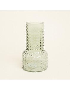 Beauty Home Βάζο Ανάγλυφο 13.8 x 24 cm  Πράσινο 2