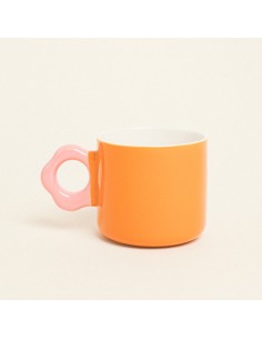 Beauty Home Κούπα πορσελάνης 14.5 x 9.5 x 3.6 cm  Κίτρινο 2