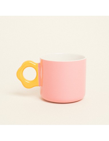 Beauty Home Κούπα πορσελάνης 14.5 x 9.5 x 3.6 cm  Ροζ