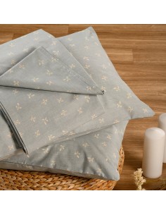 ΣΕΝΤΟΝΙ (ΣΕΤ 3 ΤΕΜ.) 160Χ200+32 AMOUR BLUE/BEIGE ULTRA LINE MINI