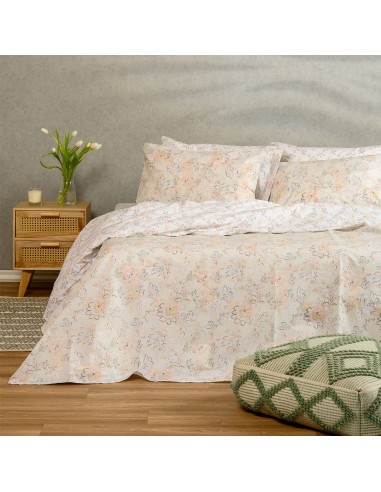 ΠΑΠΛΩΜΑΤΟΘΗΚΗ ΥΠΕΡΔΙΠΛΗ AISHA AQUA/GREY ULTRA LINE (225X245)