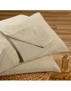 ΣΕΝΤΟΝΙ (ΣΕΤ 2 ΤΕΜ.) 100Χ200+32 LAYLA BEIGE CASUAL LINE MINI