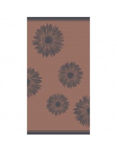 ΠΕΤΣΕΤΑ ΘΑΛΑΣΣΗΣ FLOWER BROWN (86Χ160)