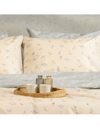 ΣΕΤ ΜΑΞΙΛΑΡΟΘΗΚΕΣ (Π) AMOUR BLUE/BEIGE ULTRA LINE (50X70)
