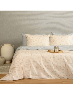 ΠΑΠΛΩΜΑΤΟΘΗΚΗ ΥΠΕΡΔΙΠΛΗ AMOUR BLUE/BEIGE ULTRA LINE (225X245)