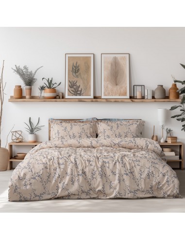 Beauty Home Σετ σεντόνια υπέρδιπλα Art 12210 Anastasia 100% Βαμβακοσατέν 300tc 240x270 Μπεζ