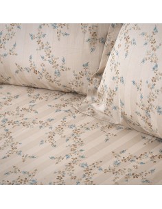 Beauty Home Σετ σεντόνια υπέρδιπλα με λάστιχο Art 12215 Nova 100% Βαμβακοσατέν 300tc 170x200+30 Άμμου 2